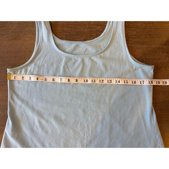 J.JILL Blue Perfect Tank Top Shirt Tee T-Shirt Women size L Basic - Picture 6 of 6